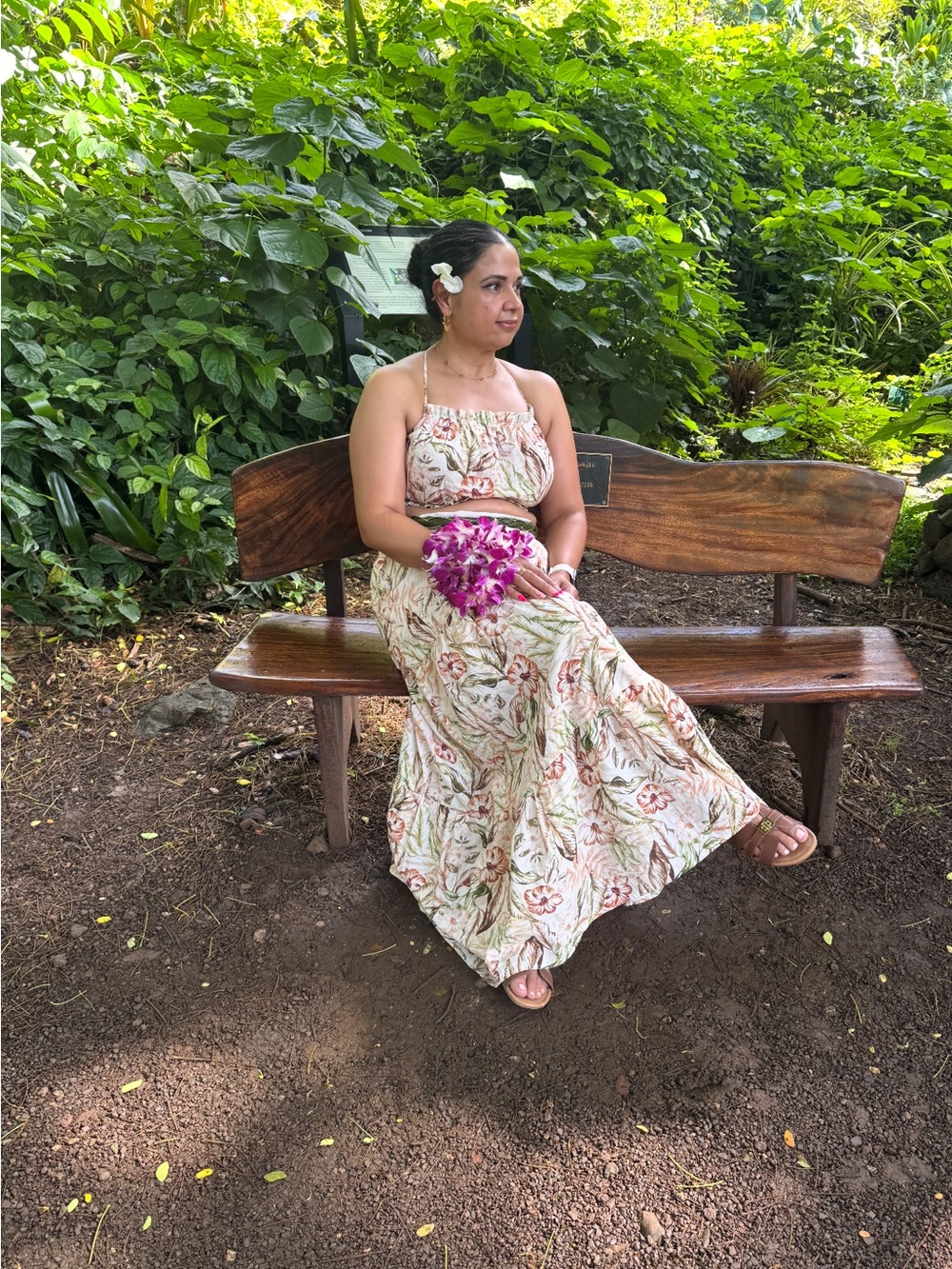 Charlie Holiday Floral Skirt Set